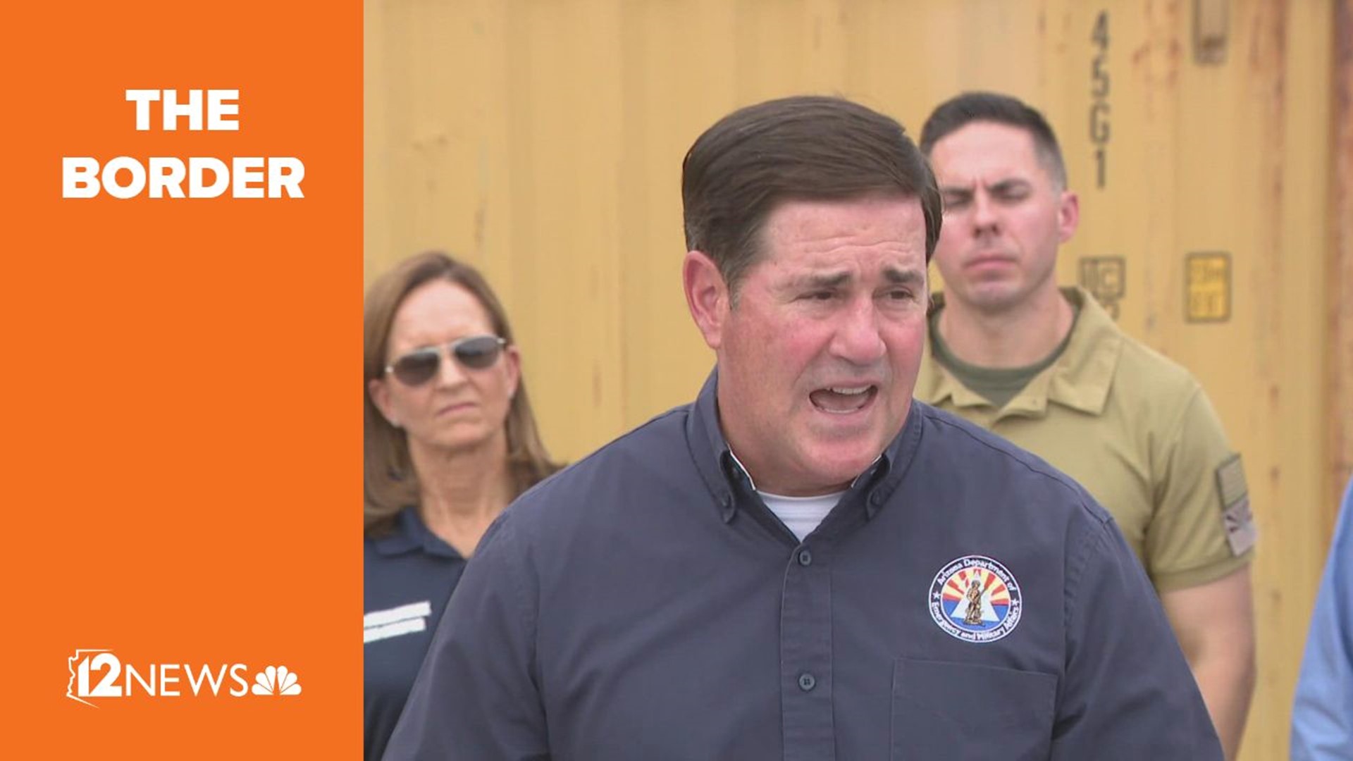 Gov. Doug Ducey announced Friday he's filed legal action against the federal government over his decision to put shipping containers at the U.S.-Mexico border.