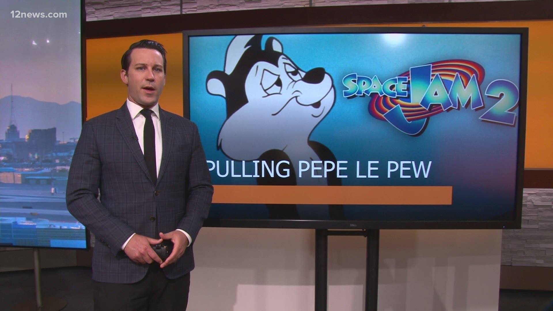 How do you feel about Pepe Le Pew being pulled from "Space Jam: A New Legacy"?  We asked and Team 12's Ryan Cody is reading your answers.
