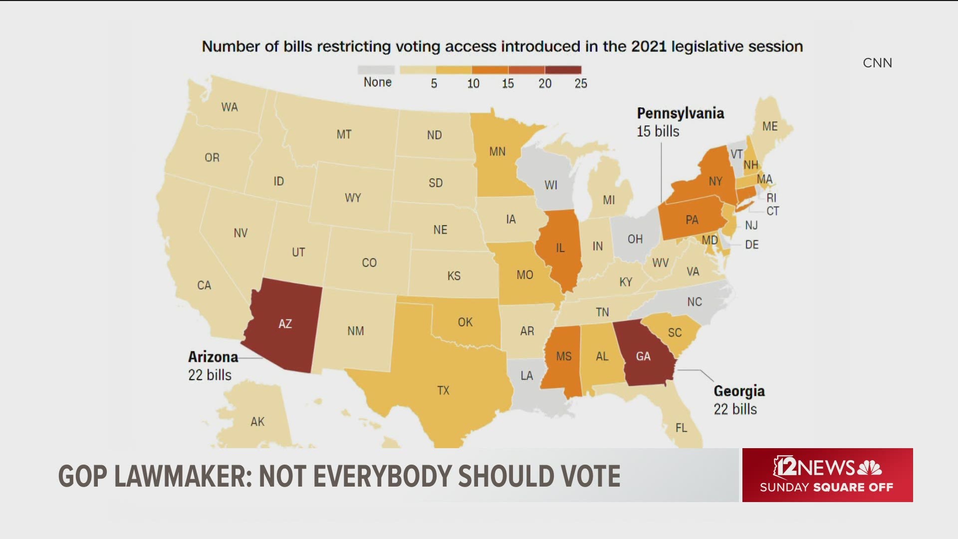 A Republican state lawmaker's comments on who should and shouldn't be voting draws comparisons to the Jim Crow laws.