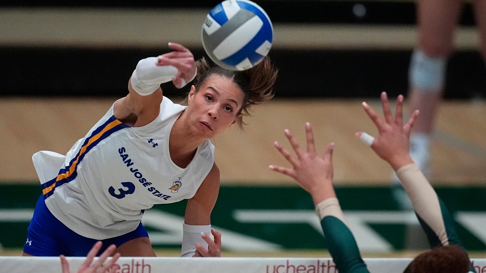 A judge rejected a request to block a San Jose State women’s volleyball team member from playing in a conference tournament on grounds that she is transgender.