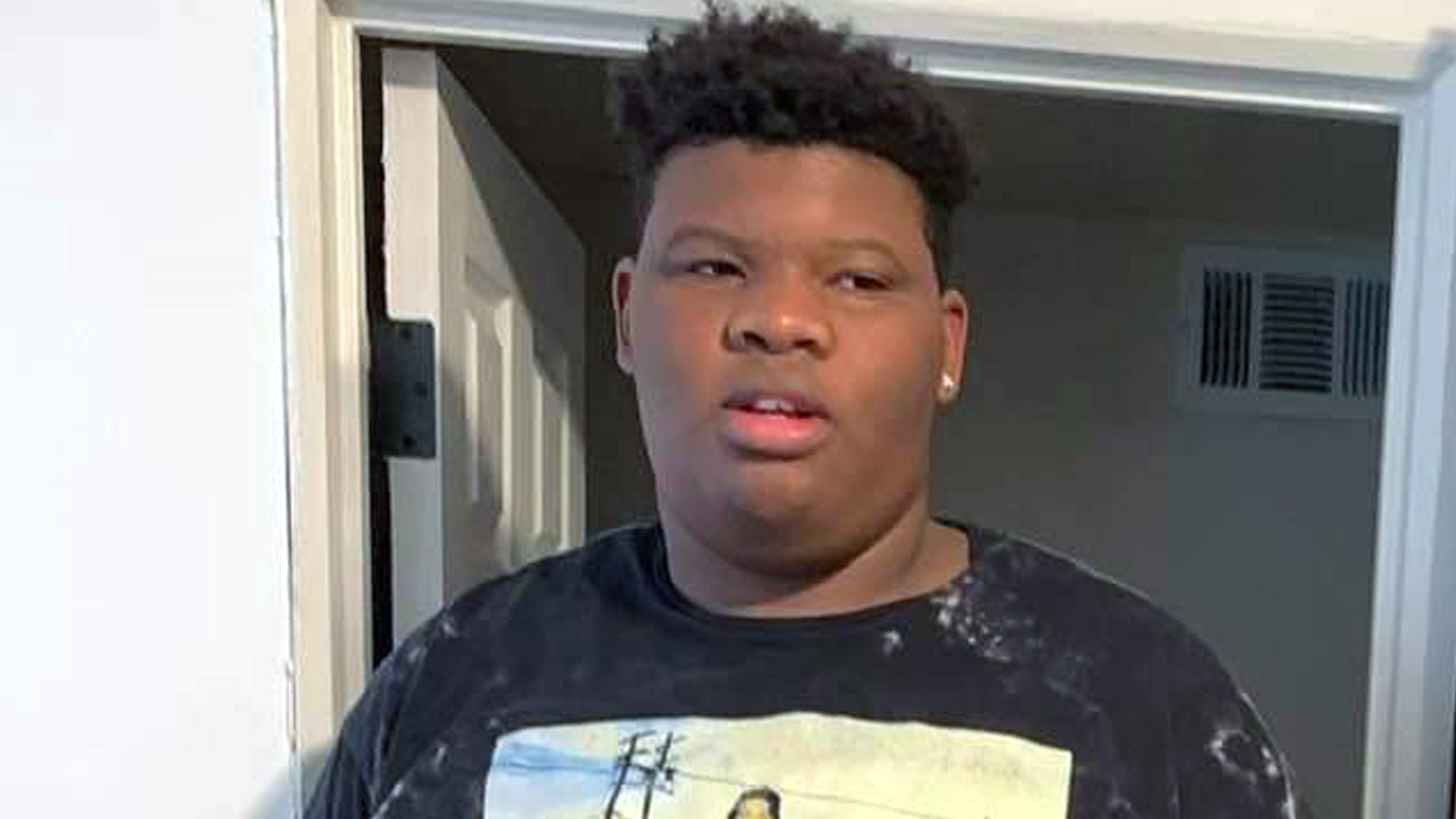 The father of 14-year-old Tyre Sampson, who was killed when he fell from an amusement park ride in Orlando, said he feels as though his world has suddenly stopped.