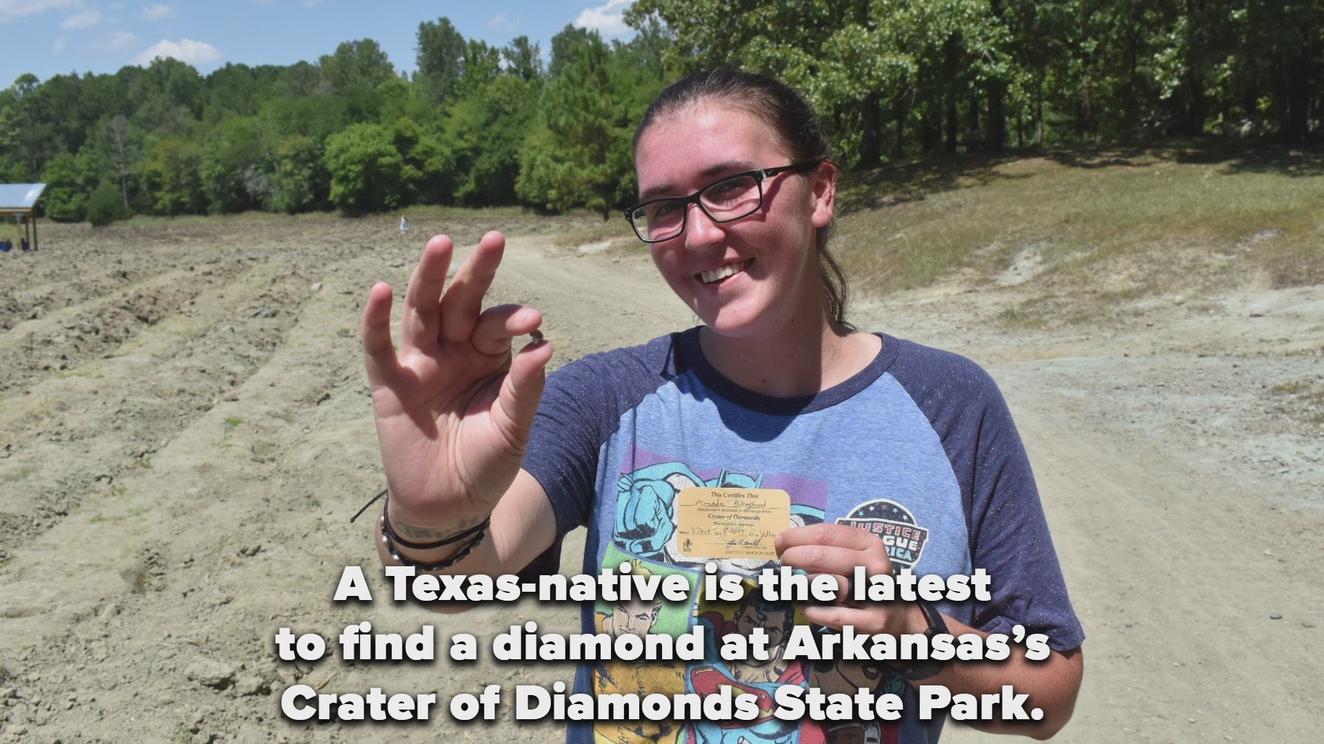 This is the largest diamond found at the state park since March 2017!