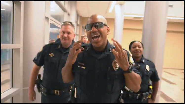 Little Rock police release the 'tiger' in viral lip-sync challenge