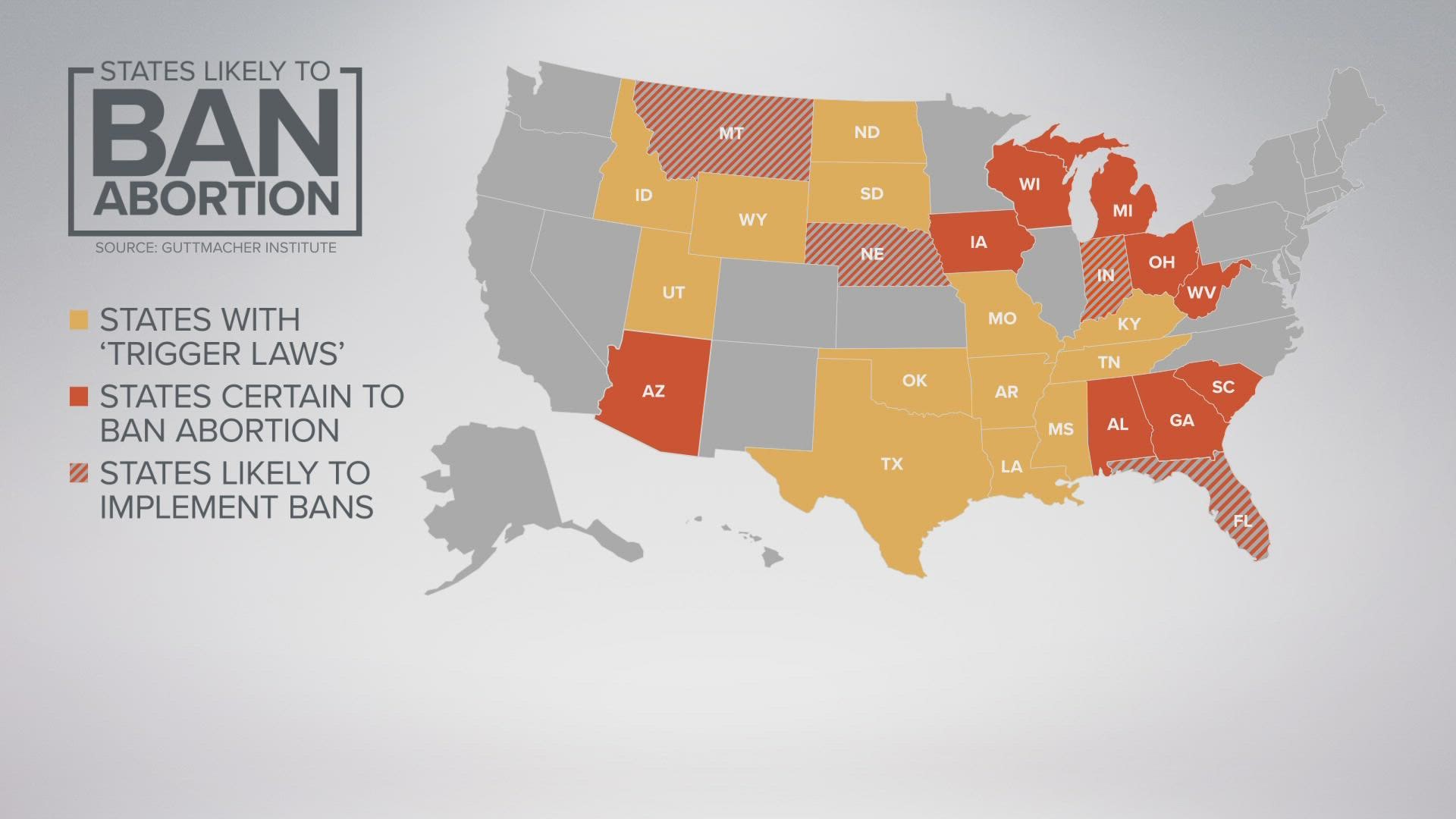 With the court's ruling, Idaho law prohibiting most abortions will take effect in late July. State political leaders' reaction was mixed, largely along party lines.