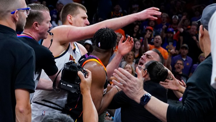 Nikola Jokić fined, not suspended for Game 4 incident with Suns owner