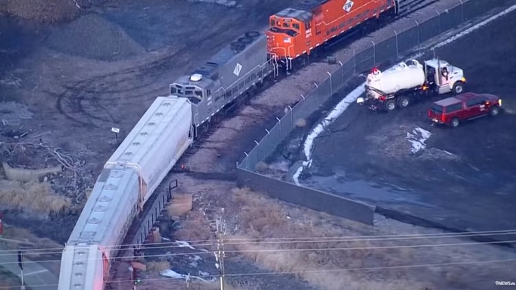 Train derails in northern Colorado; Hazmat team responds | kvue.com