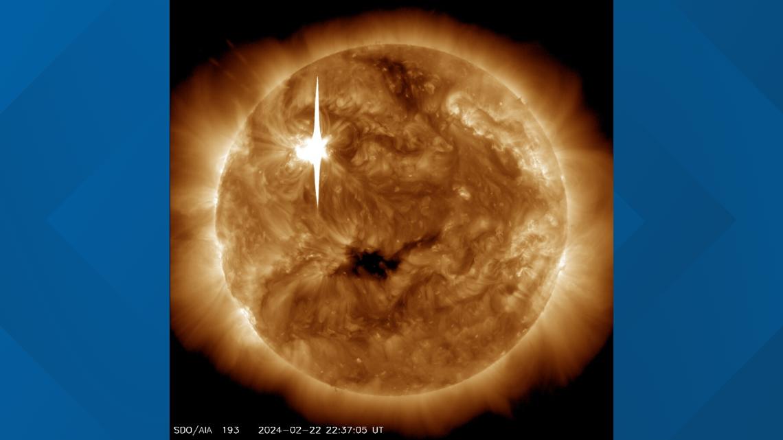 Why solar flare didn't disrupt cell phone service or cause aurora