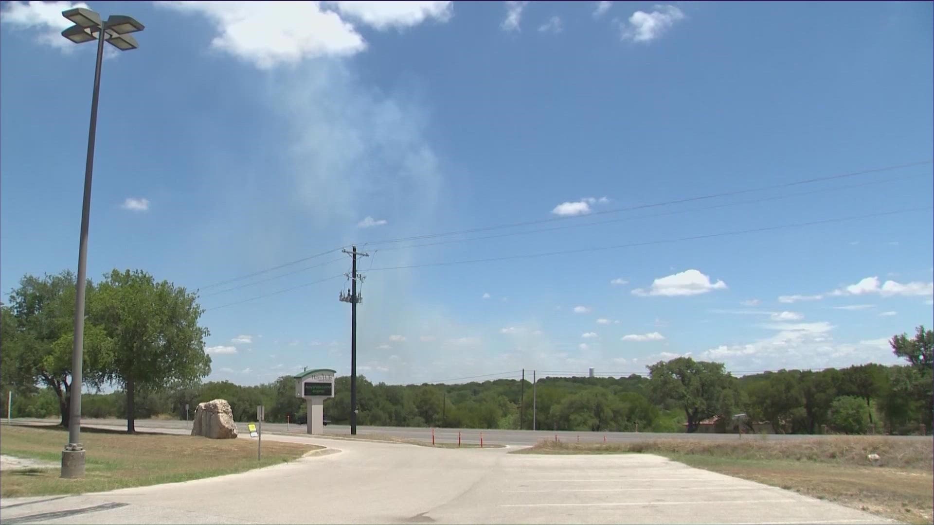 The Texas A&M Forest Service said the Armbruster fire is now 95% contained after starting on Wednesday.