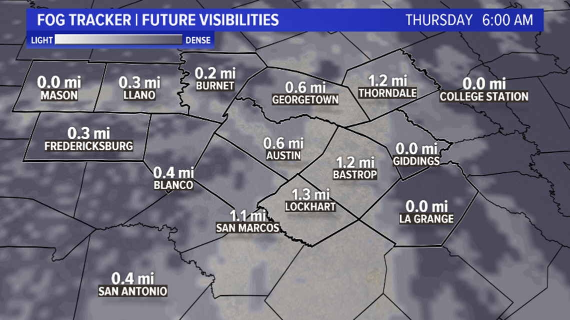 Dense Fog Advisory In Effect For Thursday Morning | Kvue.com