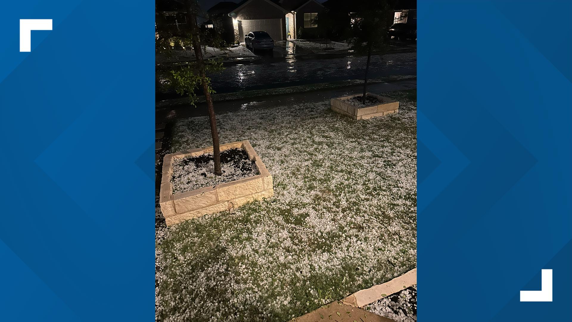 Storms leave hail blanketing the ground like snow across Central Texas ...