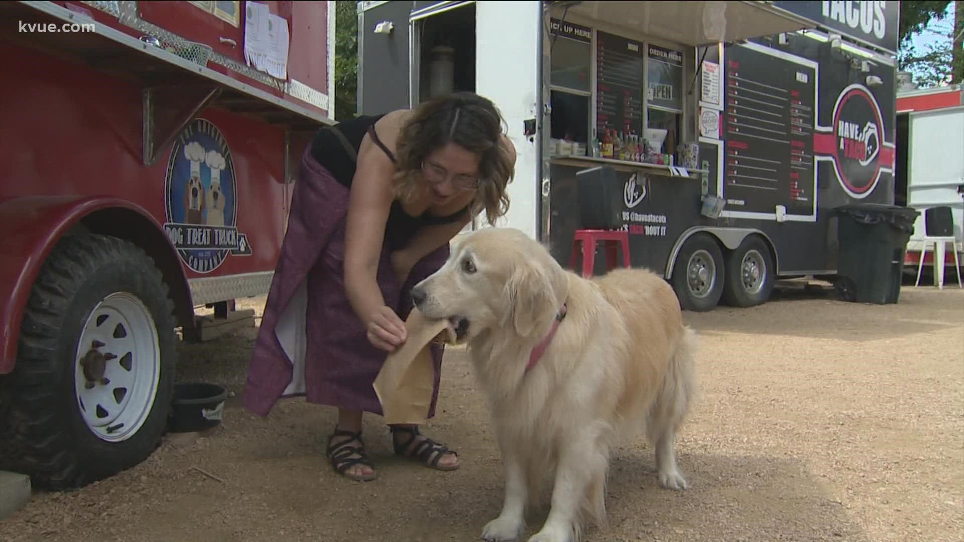 Food trucks and dog-friendly spaces are two things that make Austin a city people love. But there's one food truck that's just for dogs.