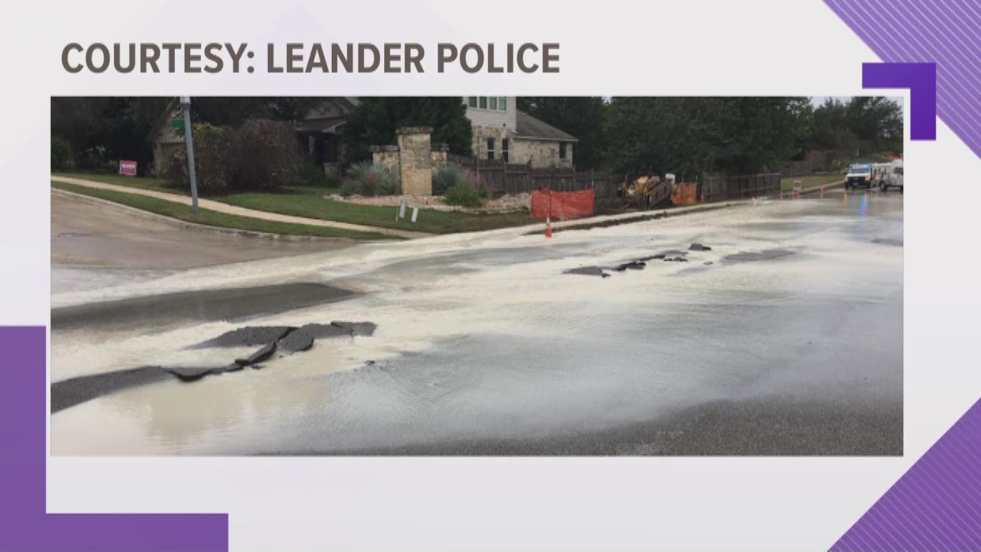 Leander Boil Water Notice Lifted After 'large Water Main Break' | Kvue.com