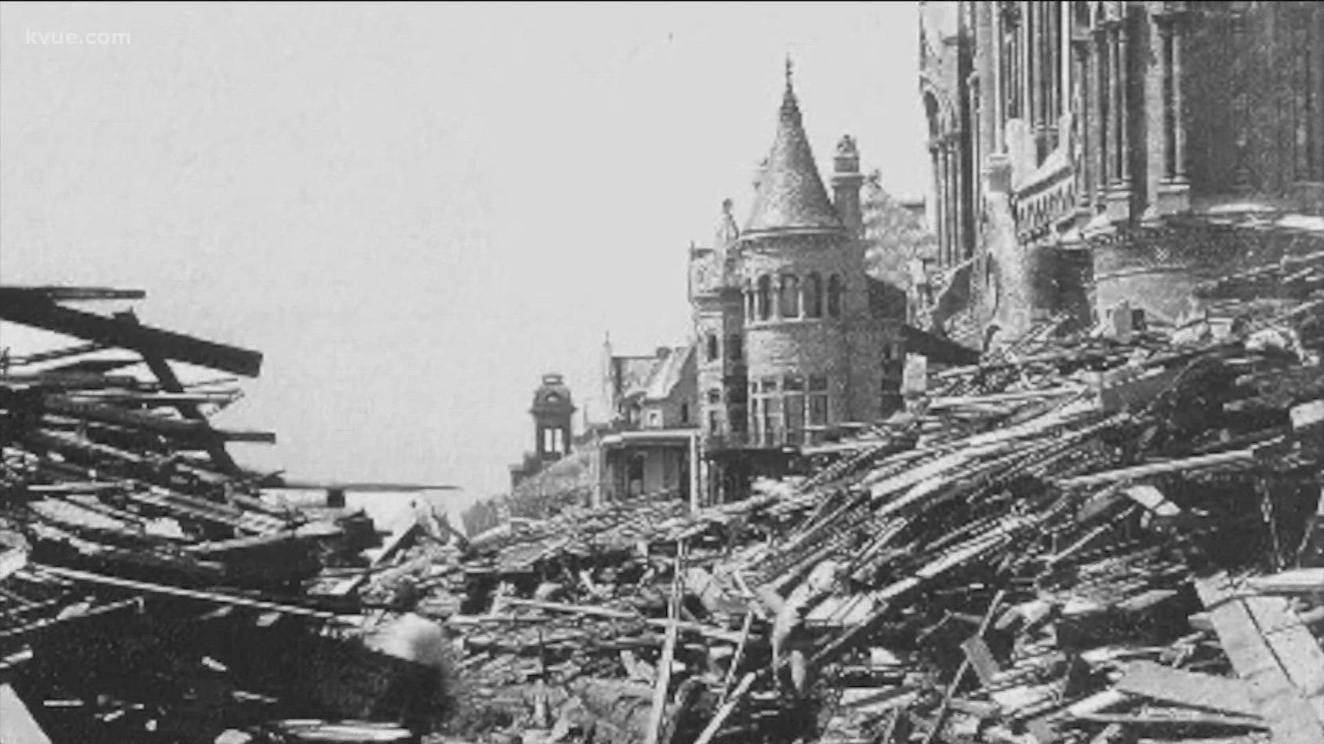 The worst disaster in the United States, in terms of lives lost, happened this week in 1900 when a hurricane struck Galveston.