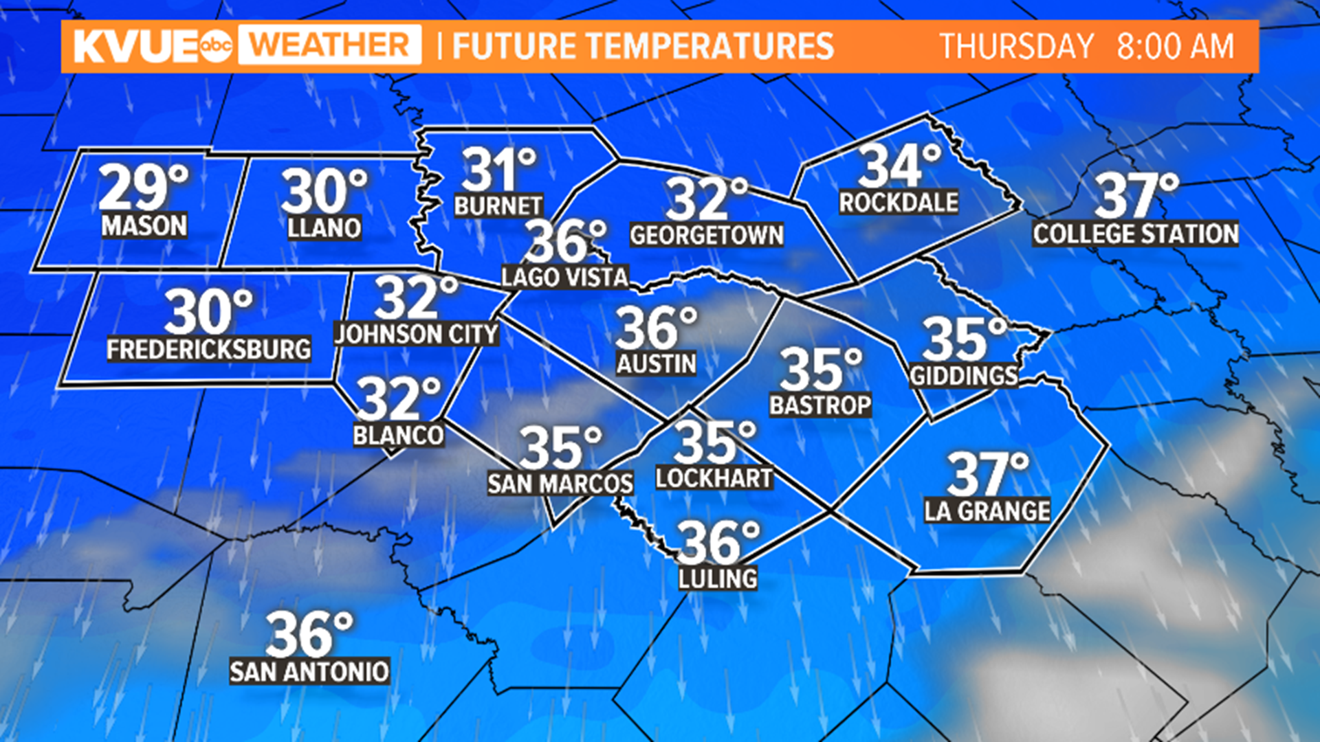 Austin weather: First Freeze Warning in effect for Hill Country | kvue.com