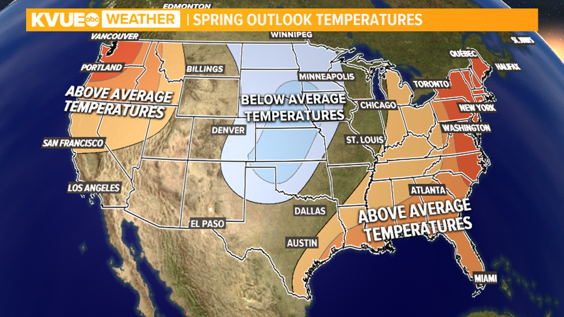 The Central Texas Spring Weather Outlook is here! | kvue.com