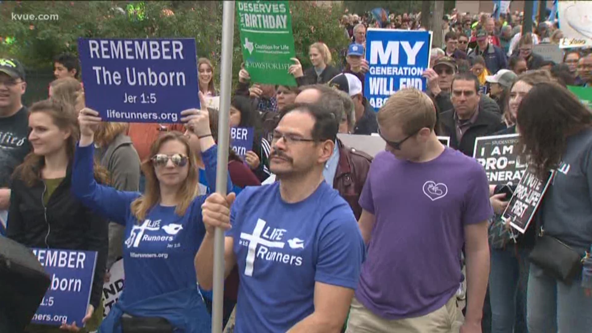 Thousands attend annual Texas Rally for Life in Downtown Austin