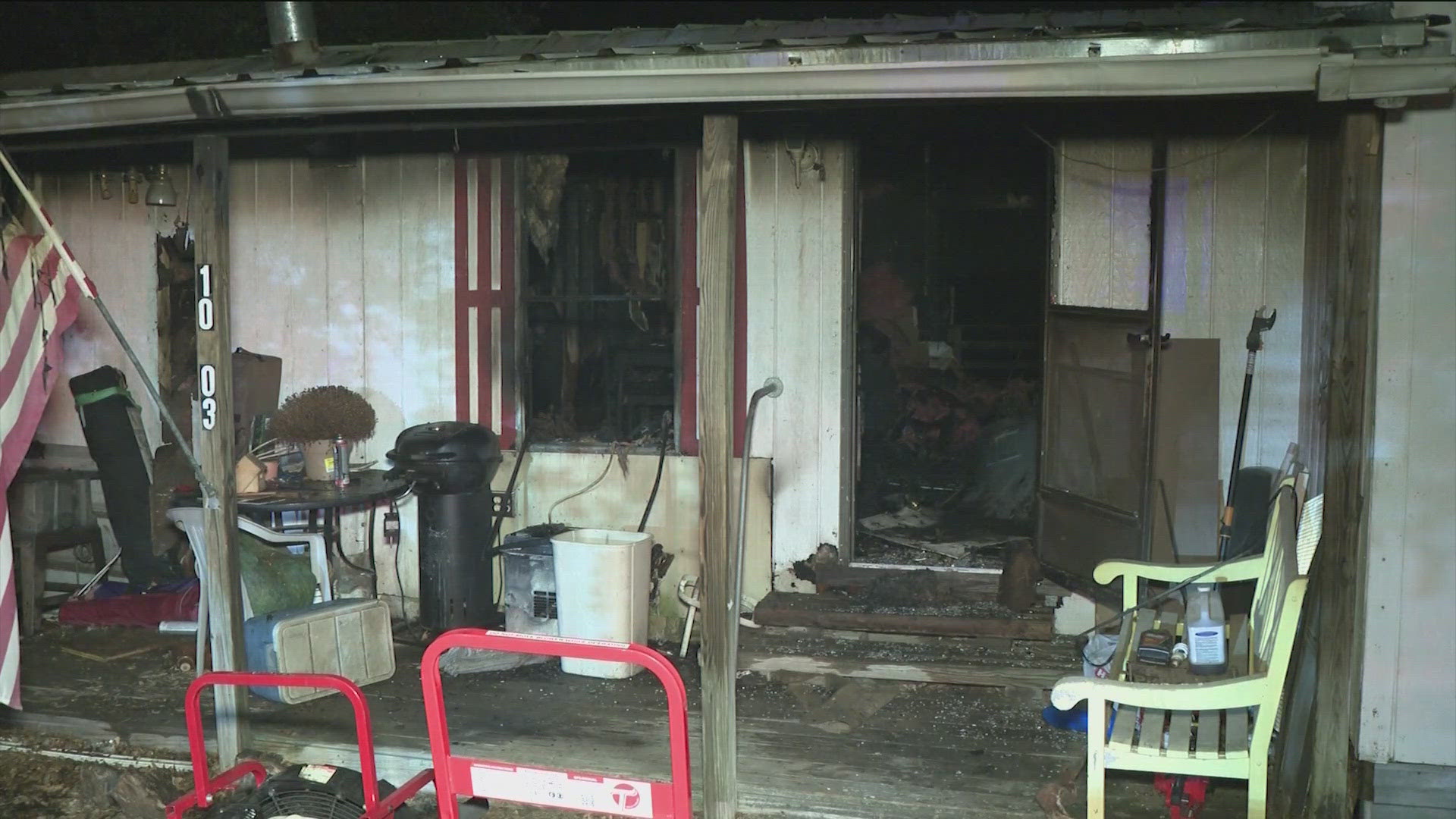 First responders said the homeowners did not have smoke detectors installed inside.