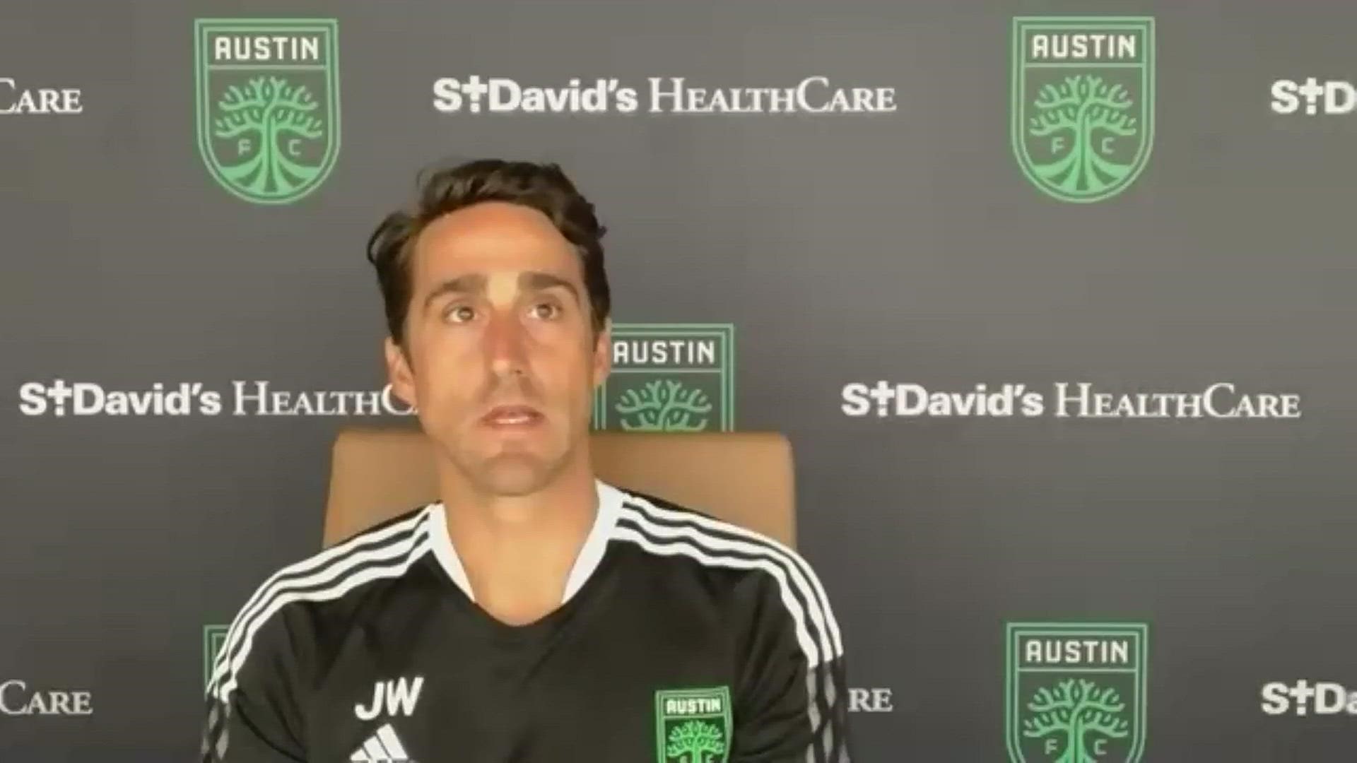 Austin FC Head Coach Josh Wolff talks to the media ahead of the May 30 game against Seattle Sounders. Video Courtesy: Austin FC.