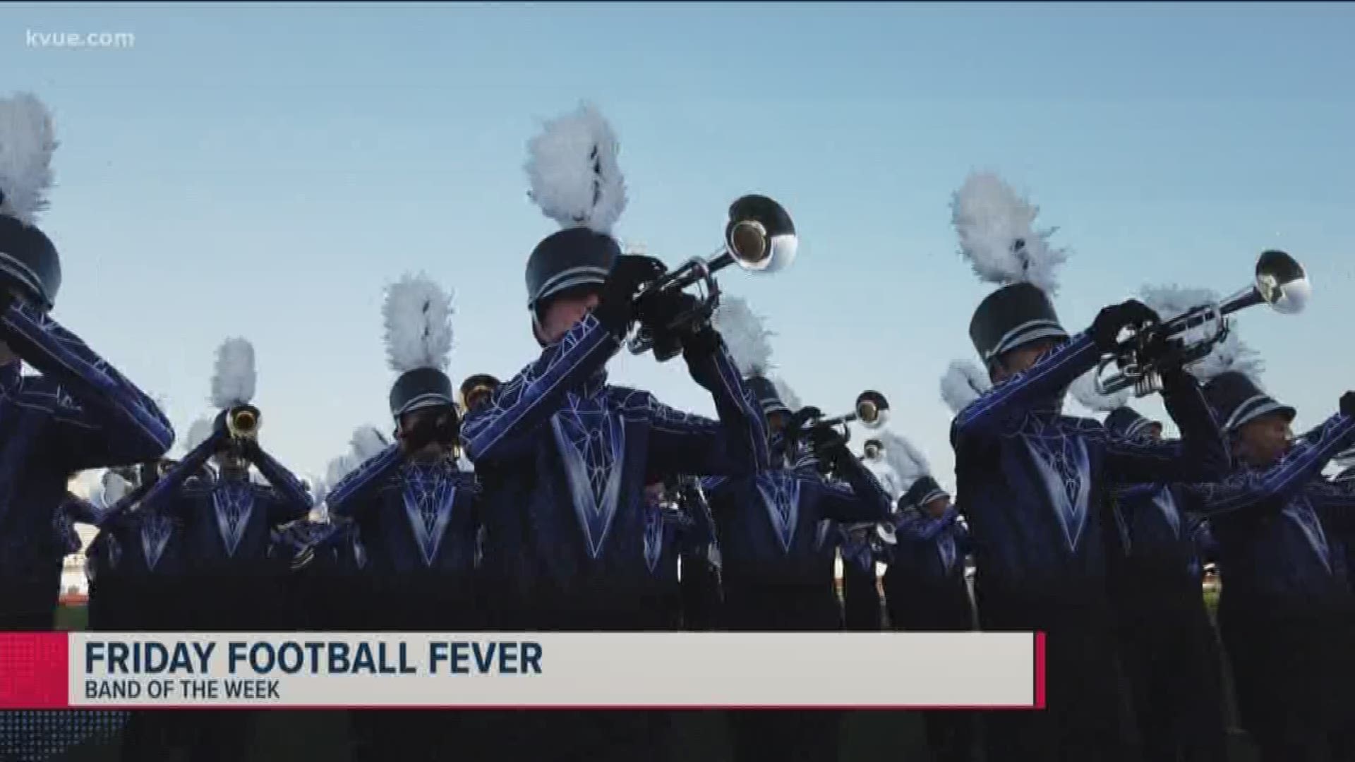 KVUE's Friday Football Fever Band of the Week for our Oct. 11 show goes to Vandegrift High School!