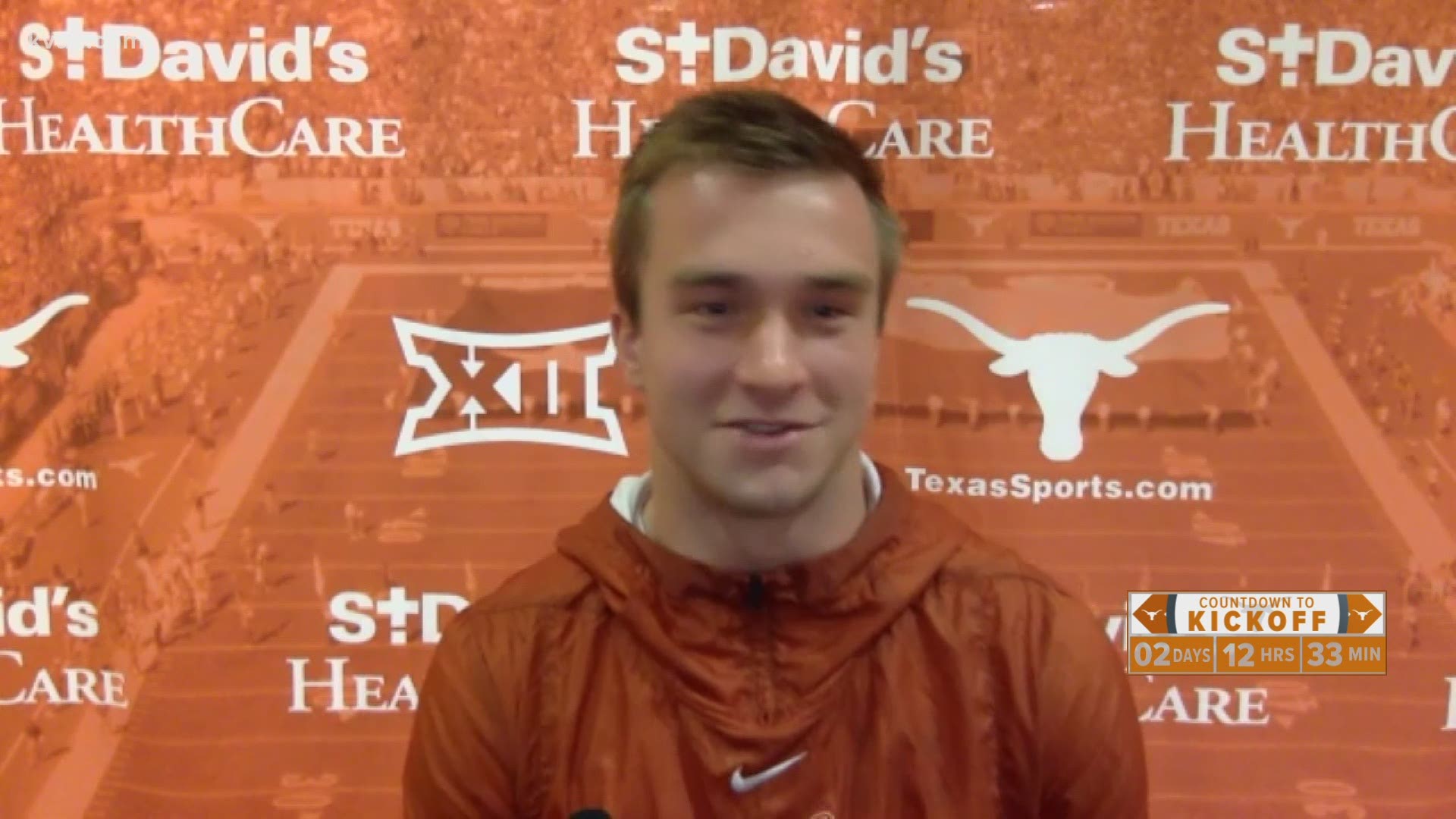 Sam Ehlinger relived some of the highs and lows of his four years as quarterback for the Texas Longhorns.