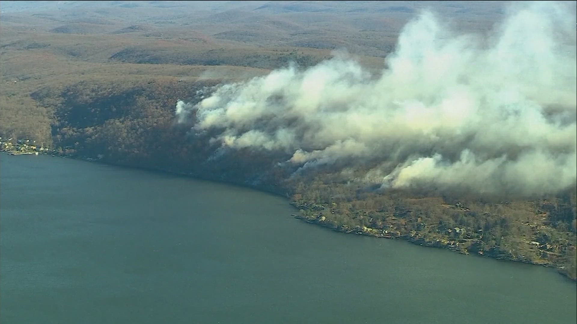 Wildfires have been burning in New York and New Jersey for days now due to drought conditions in the Northeast.