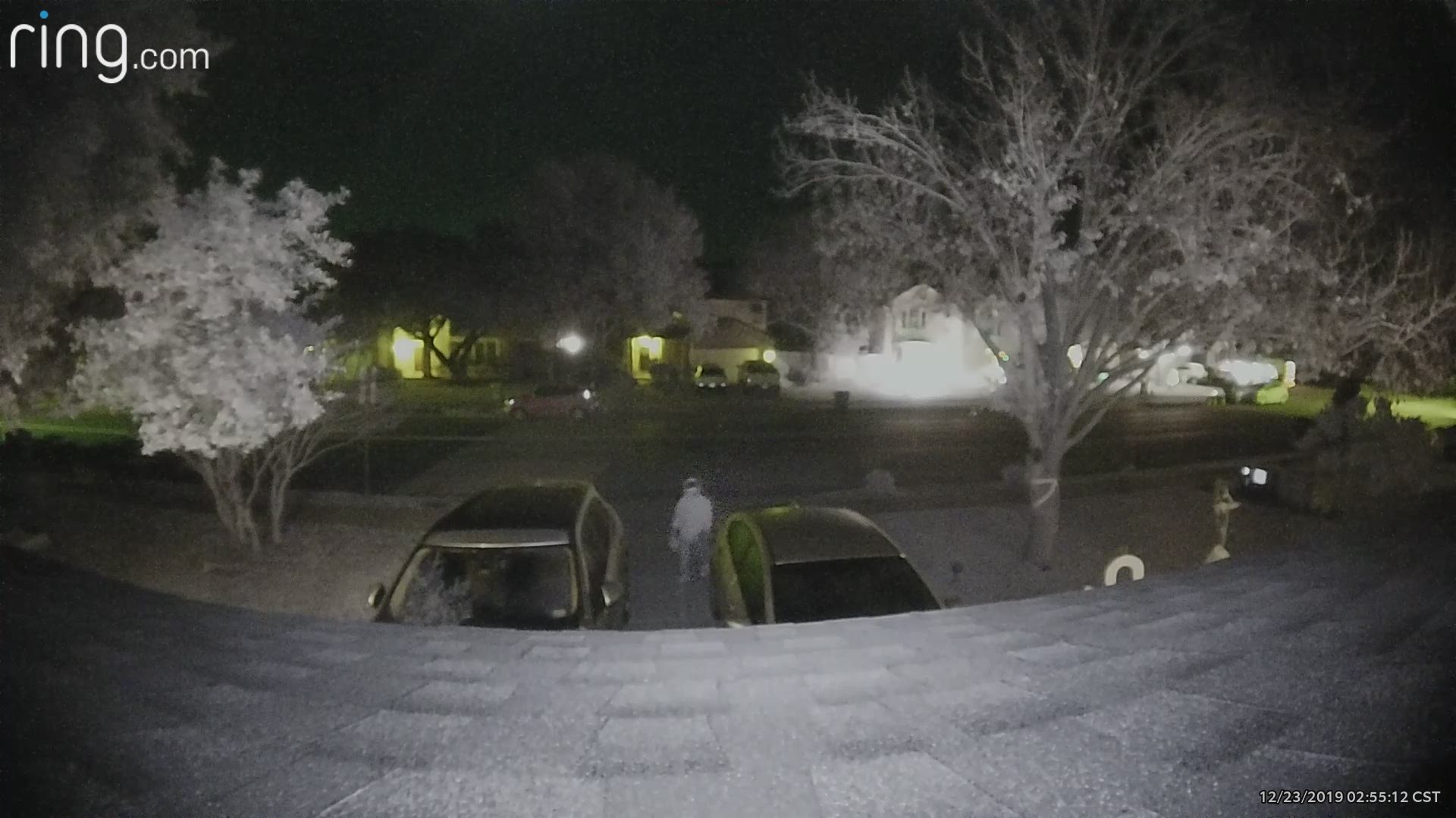 Ring camera video shows person pulling on locked car doors in Cedar Park