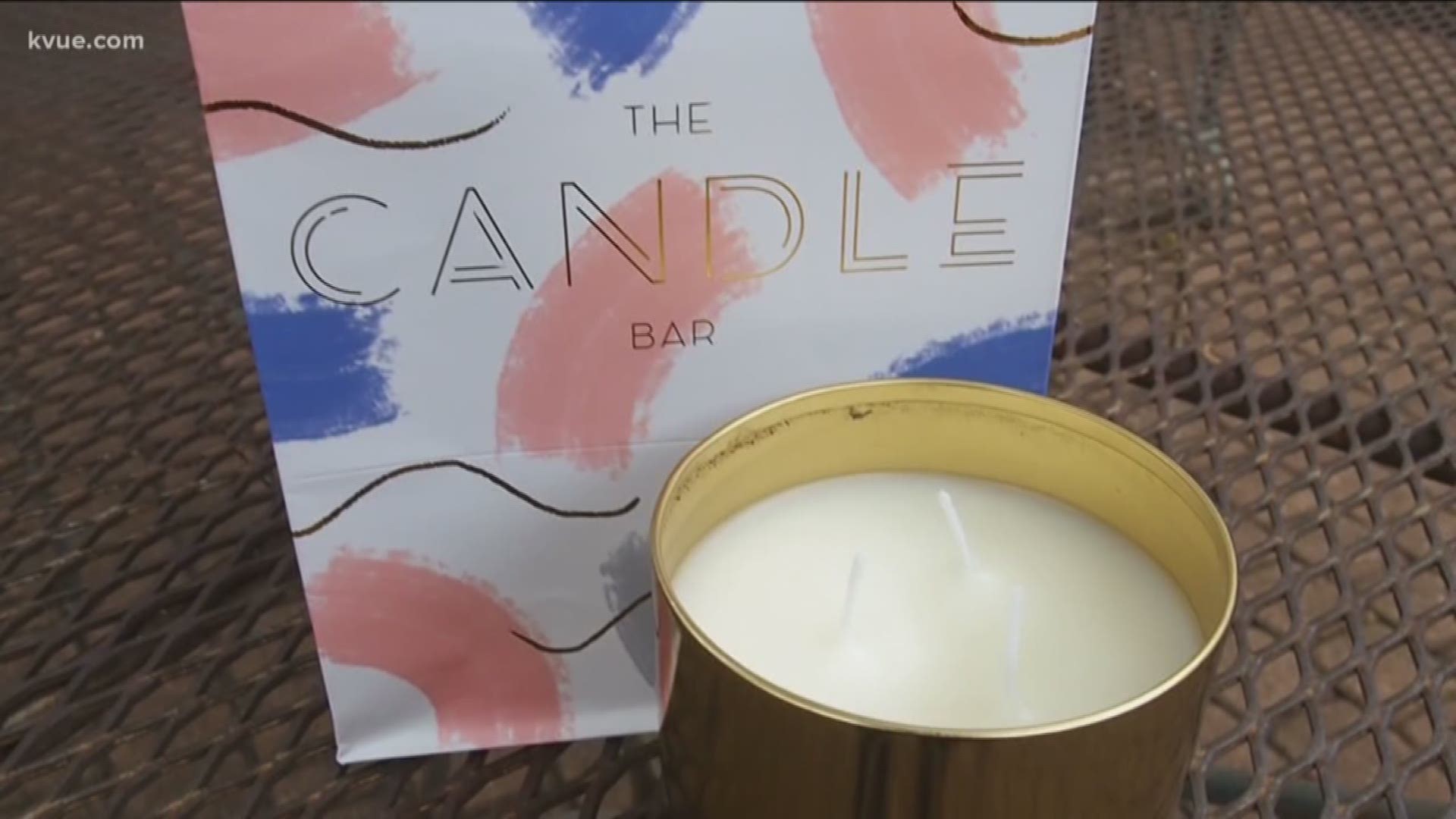 The new Candle Bar allows you to create your own candles at the Domain Northside.