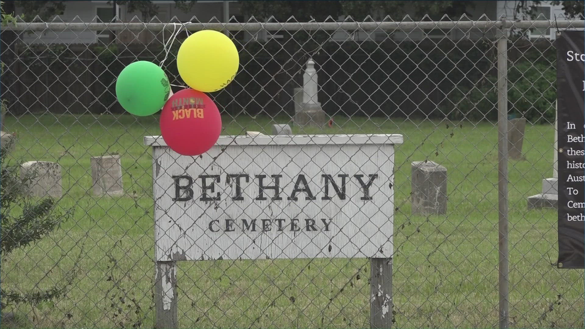 The Bethany Cemetery, Austin's first Black cemetery, held a celebration to remember and honor ancestors ahead of the Juneteenth holiday. KVUE spoke with residents.