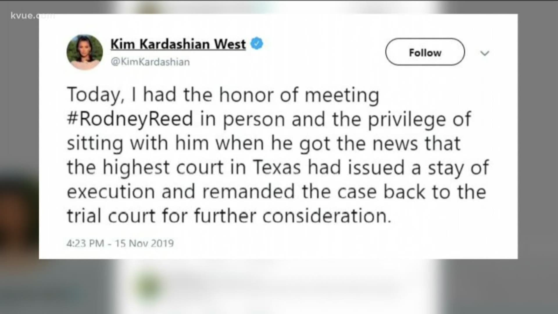 West met with Reed in Livingston, just north of Houston, on Friday.