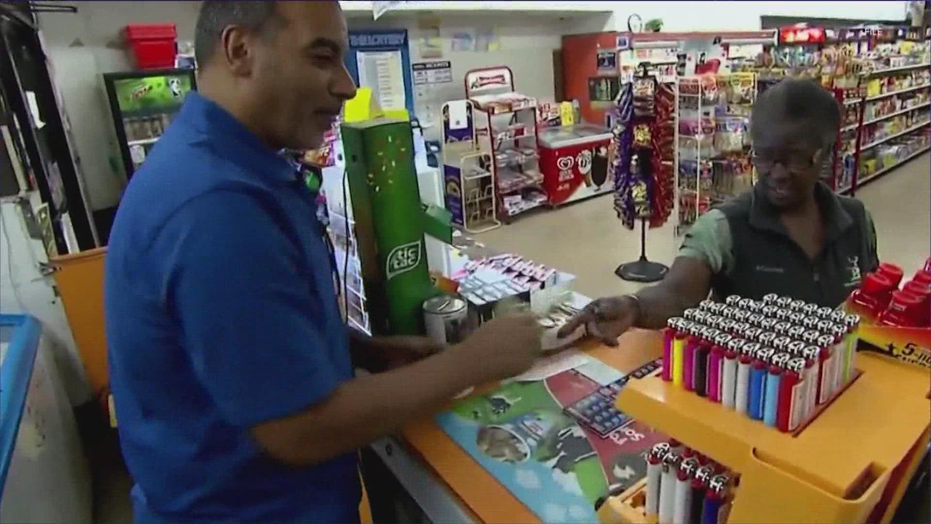 Another Central Texan won the lottery, this time in Elgin.