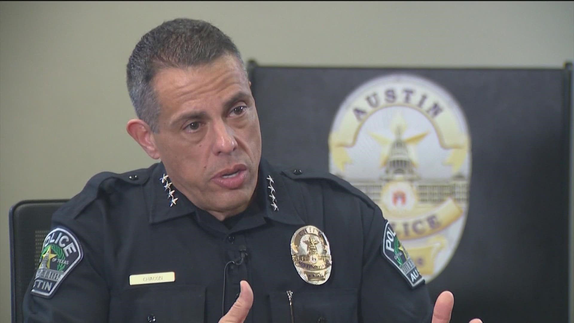 Austin Police Chief Joe Chacon is nearing a decision about whether any officer will be disciplined for the shooting.