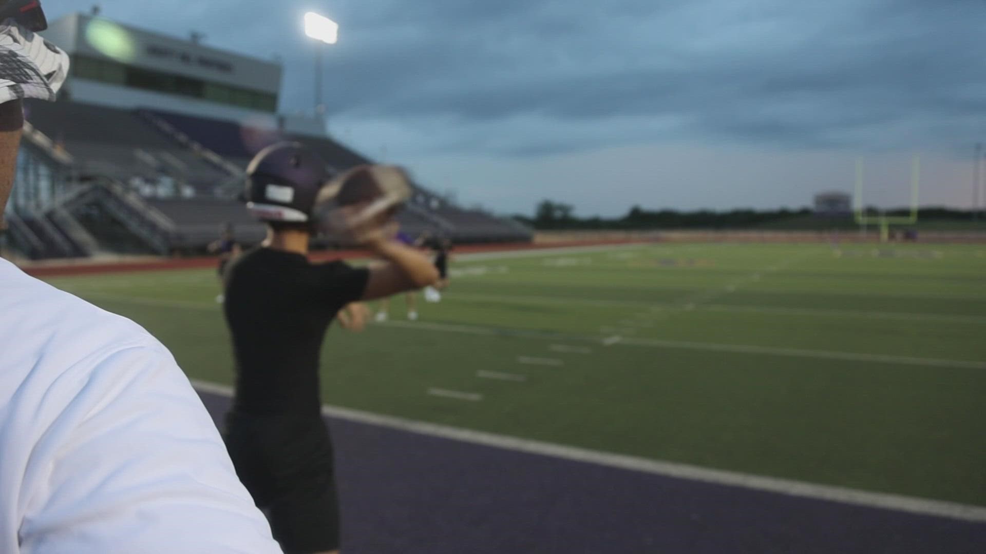 For the first week, KVUE visited Liberty Hill High School. Liberty Hill opens its 2021 season against Ellison High School.