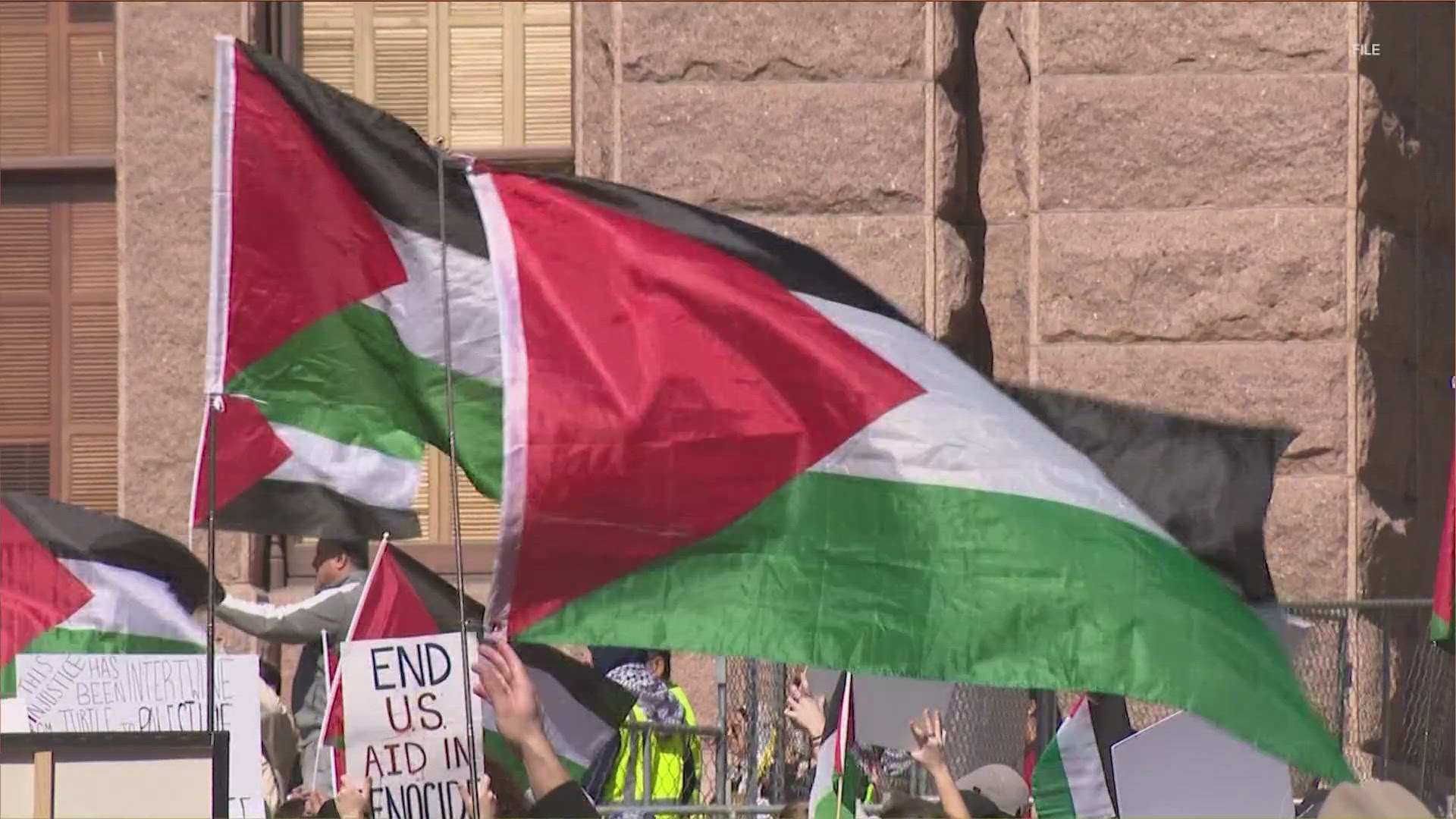 These UT Austin students are joining a national protest movement at colleges and universities across the U.S.