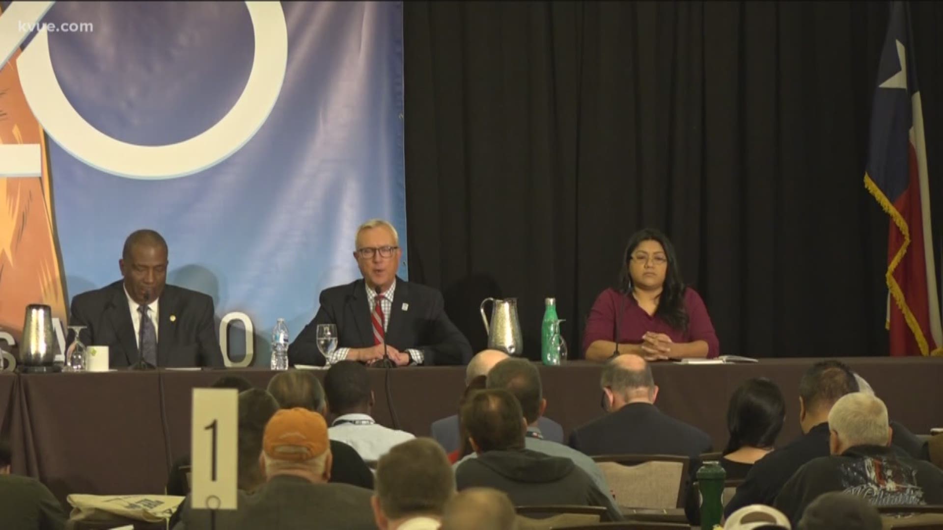 Six of the 12 Democratic candidates participated in the debate at the AFLCIO 'Cope' convention.