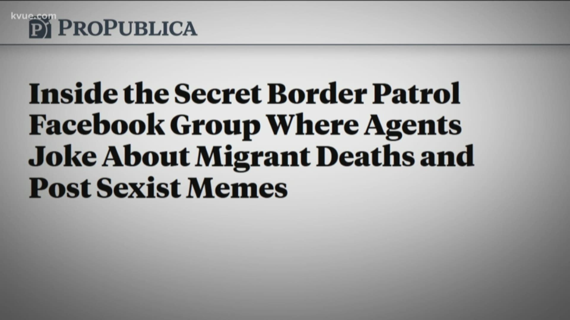 U.S. Customs and Border Protection leaders are investigating what they call "disturbing social media activity" by some agents, following reports of a secret Facebook group.