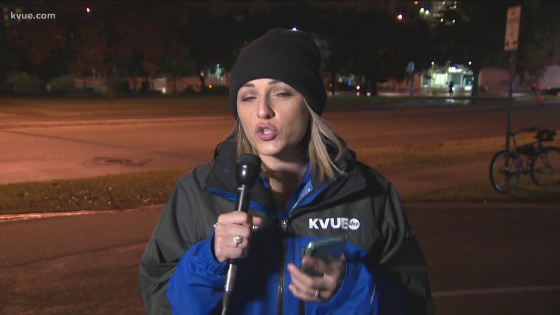 KVUE's Brittany Flowers was live ahead of the big run.