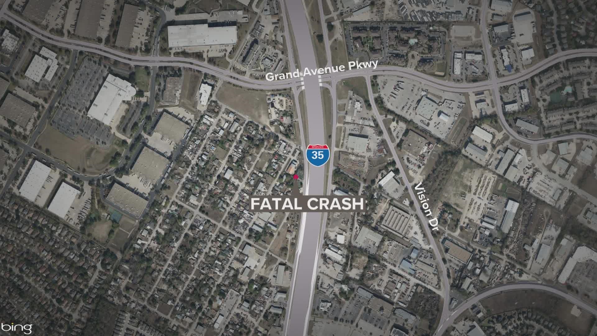 The crash happened off of I-35 near Grand Avenue Parkway.