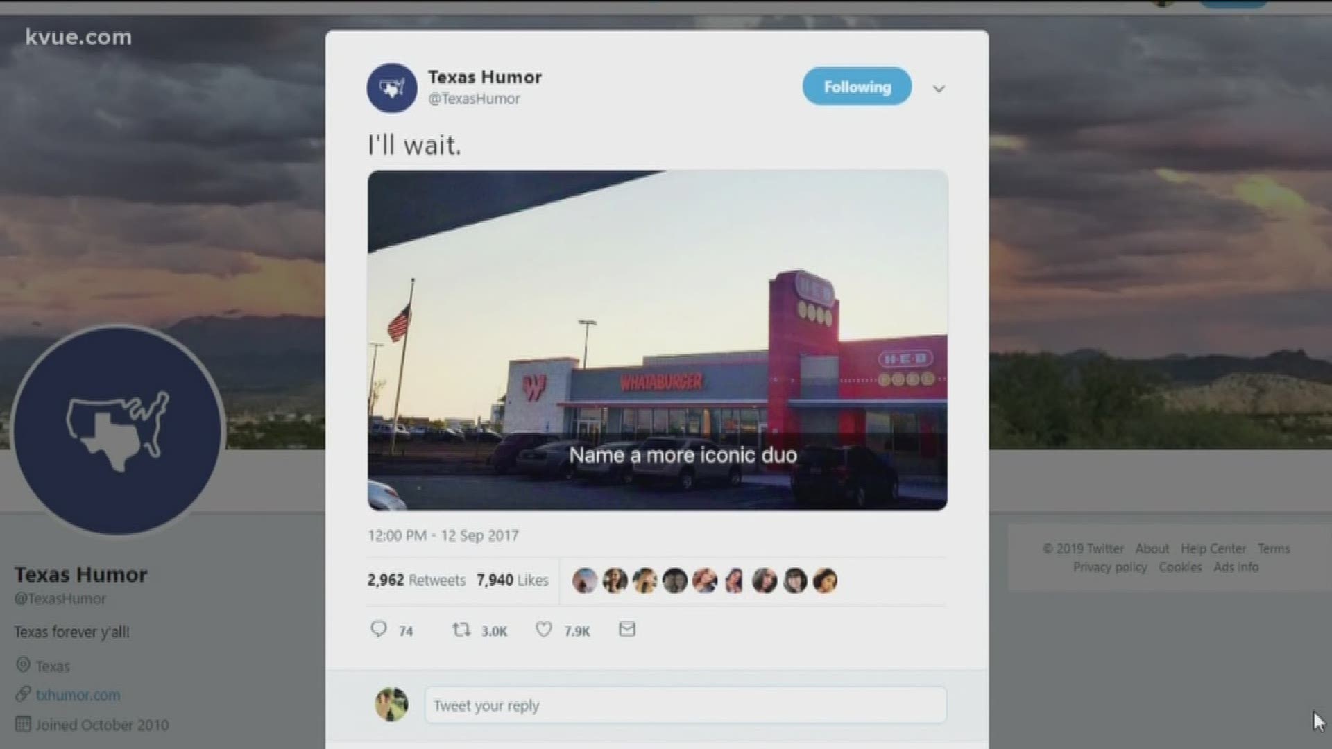 The people behind the "Texas Humor" social media accounts are celebrating Texas Independence Day a little early.