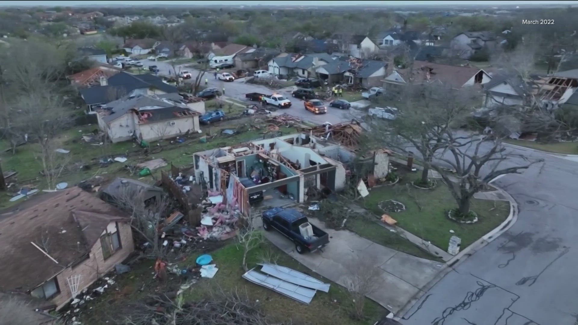 One year later, Round Rock residents are still rebuilding what a tornado was able to destroy in seconds.