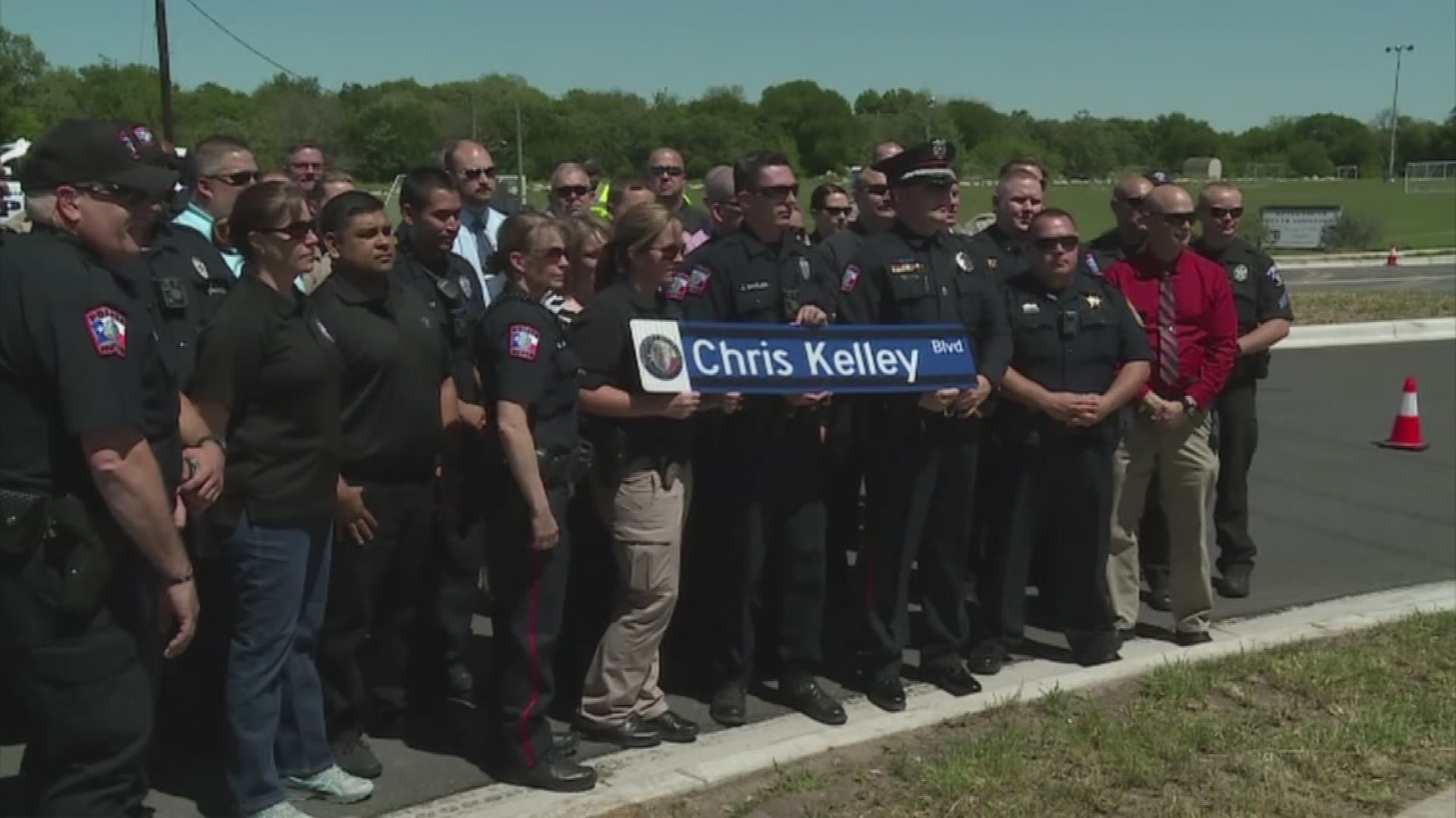 Road named after Hutto officer killed on duty