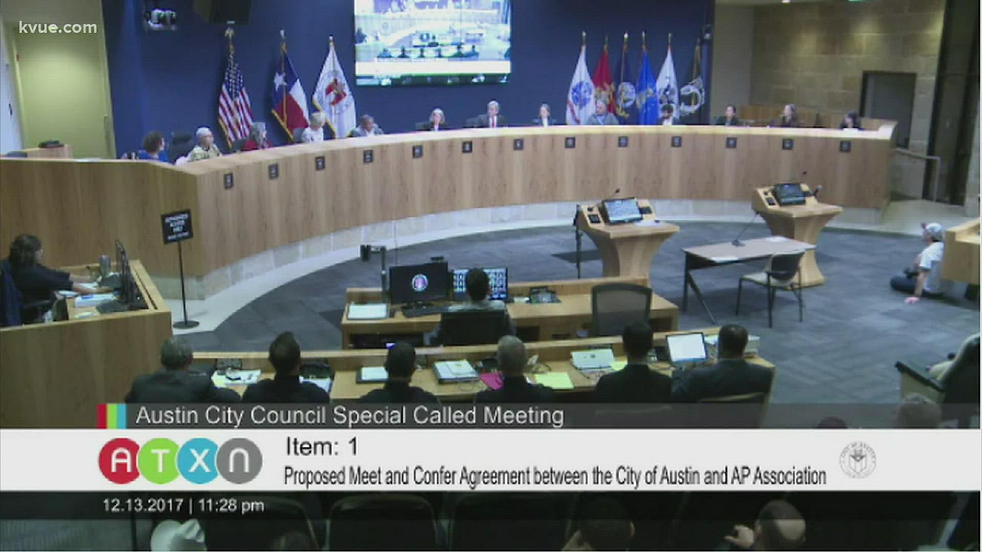 The Austin City Council delayed a vote on a new labor contract for the Austin Police Department after a special meeting Wednesday night.