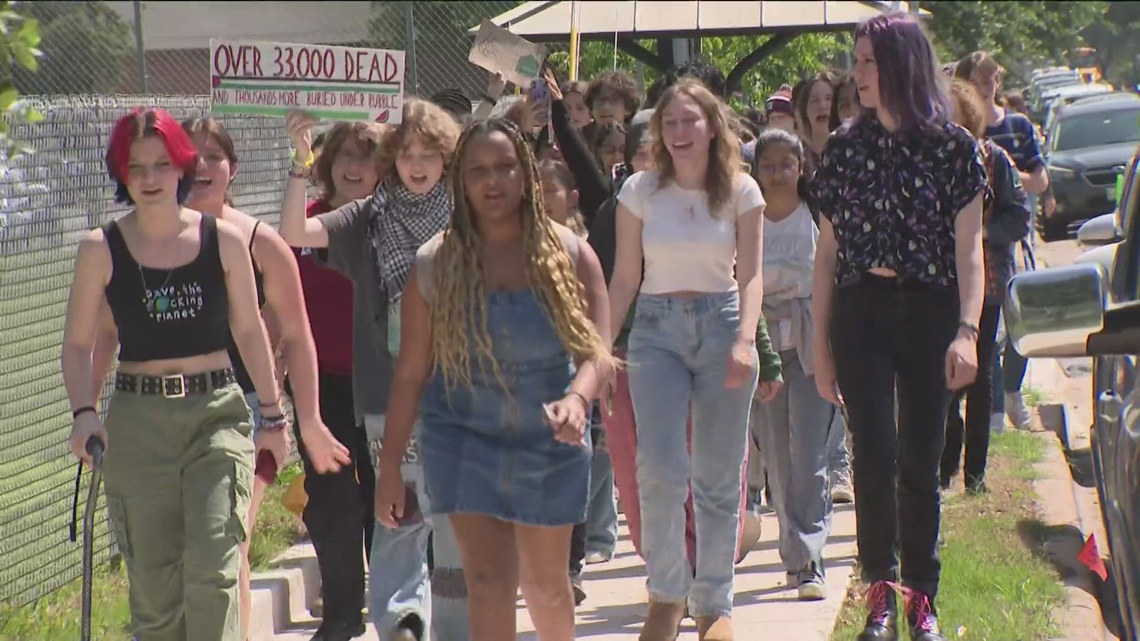 Some Aisd High School Students Hold Walkouts Monday In Austin 