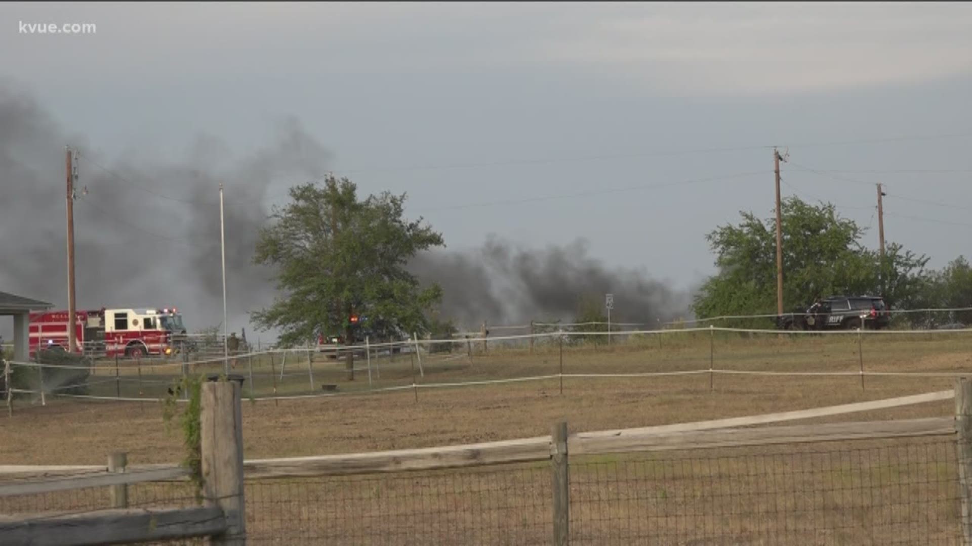 Homeowners are back in their homes after having to evacuate on Sunday afternoon.