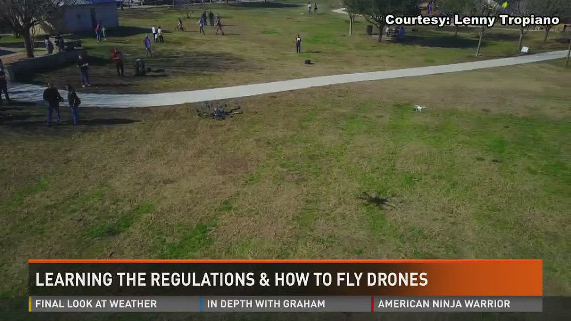 Learning the regulations and how to fly drones