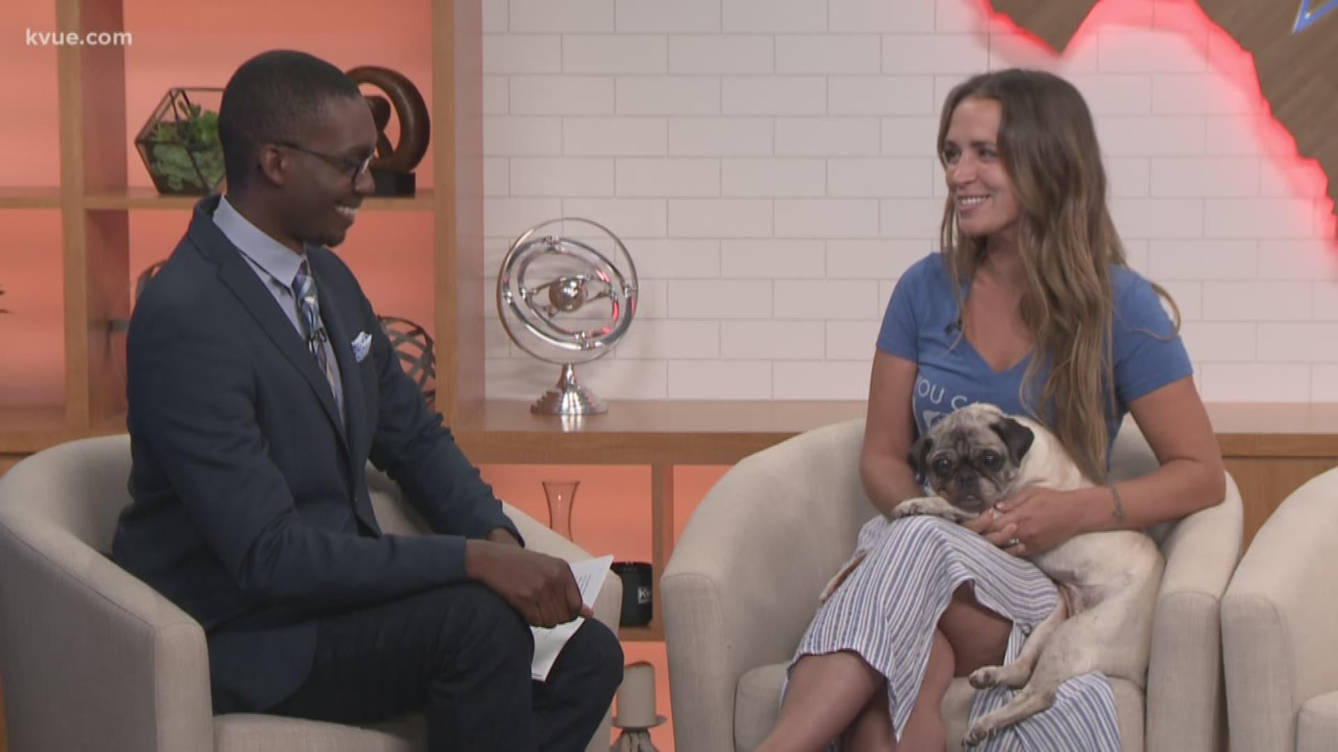 Joining us this morning is Hanna Cofer with Pug Rescue of Austin -- and she's brought along Maple today.
