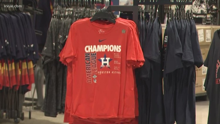 Austin-area Dick's Sporting Goods stores open early to sell Astros ALCS  Championship gear