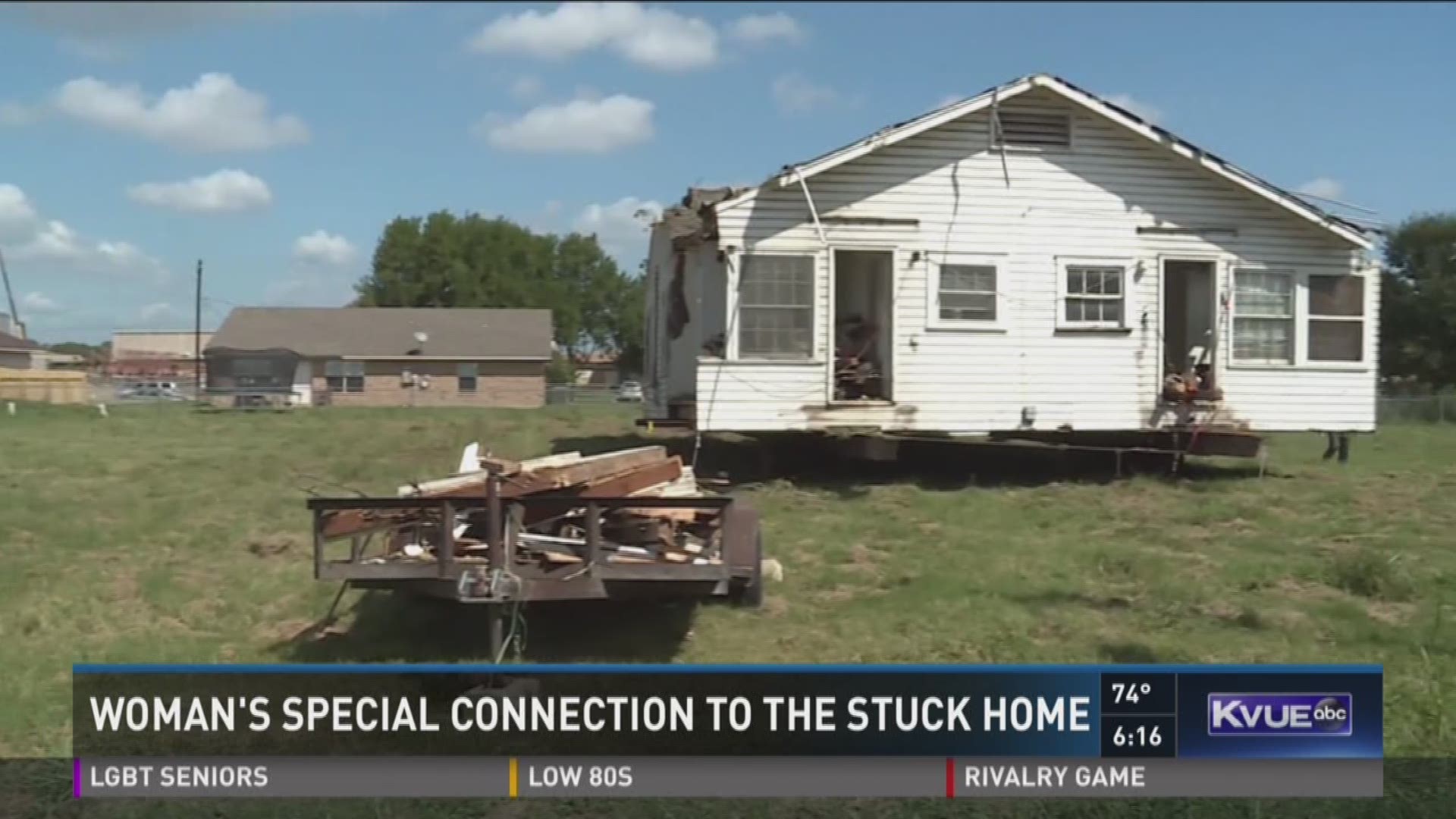Woman's special connection to the stuck home
