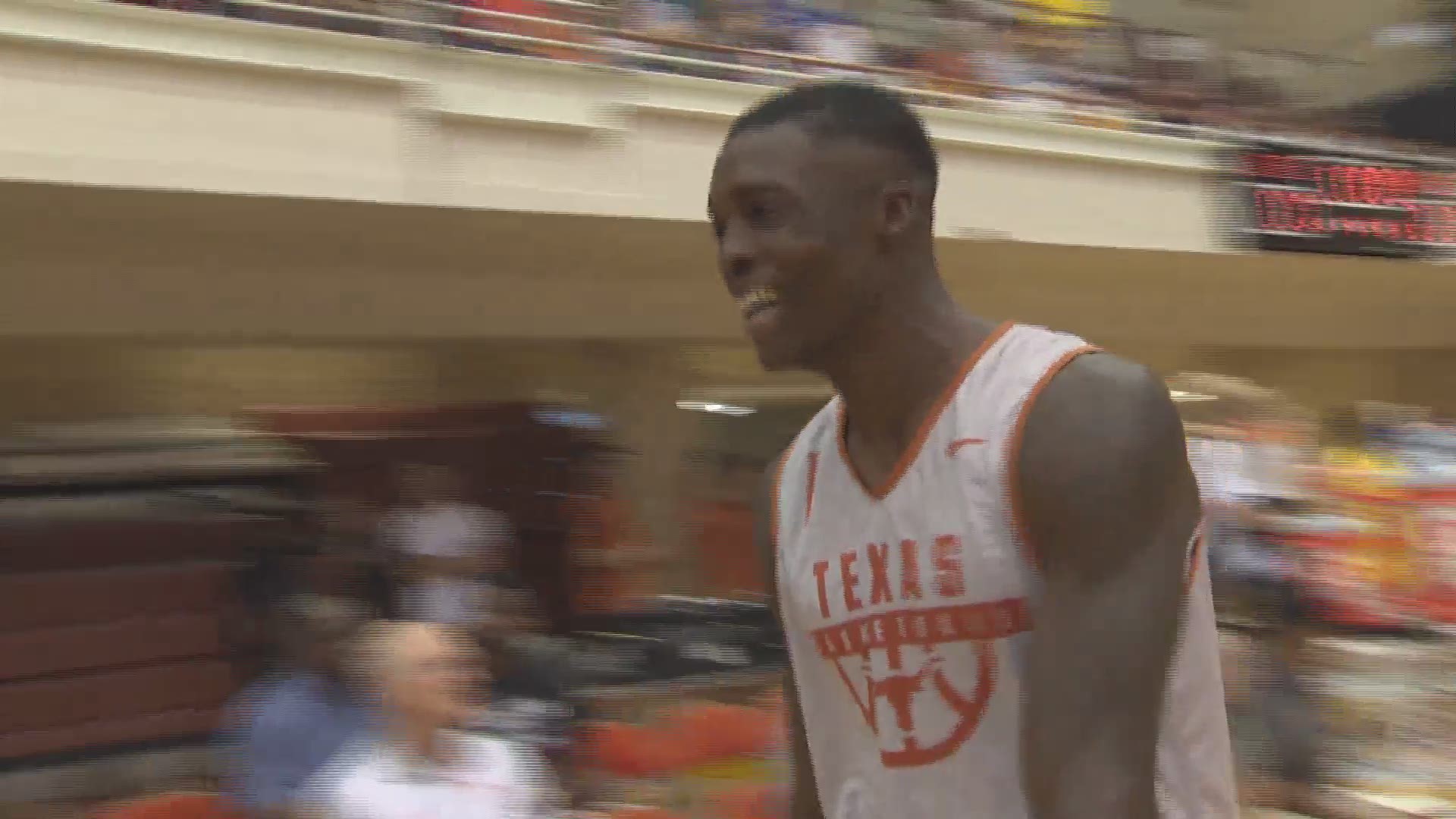 Shaka Smart's Longhorns beat 16th ranked TCU, more importantly win for their teammate who was diagnosed with Leukemia.