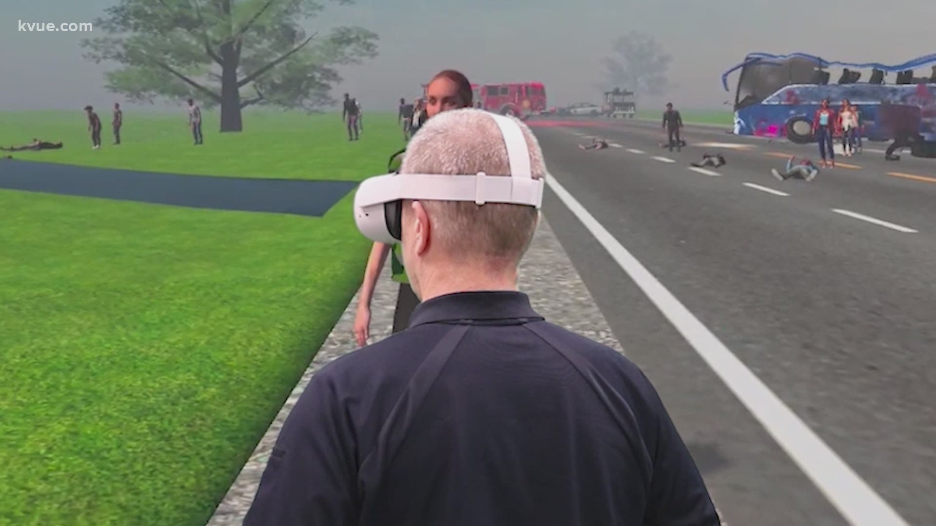 The City of Austin is using virtual reality technology to train first responders, in partnership with a local startup called Augmented Training Systems.
