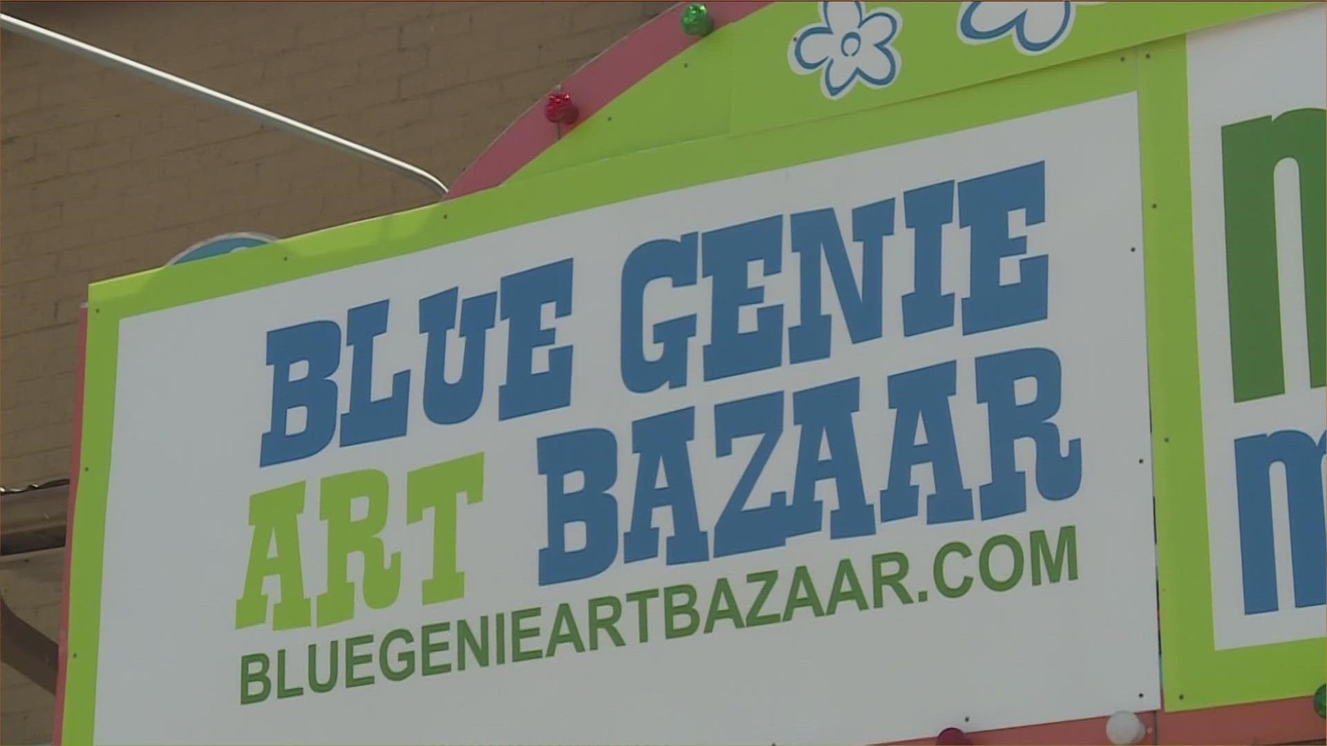 Starting Friday, you can find handmade gifts from local artists at the Blue Genie Art Bazaar.